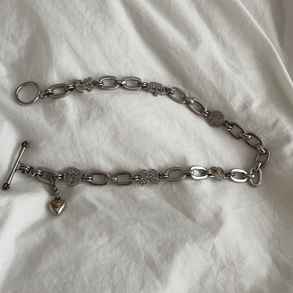 Juicy couture charm necklace